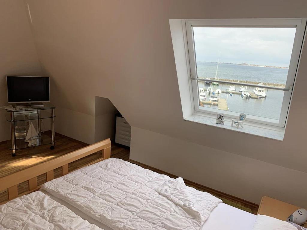 Ferienwohnung Hafenblick Wiek auf Rügen 외부 사진